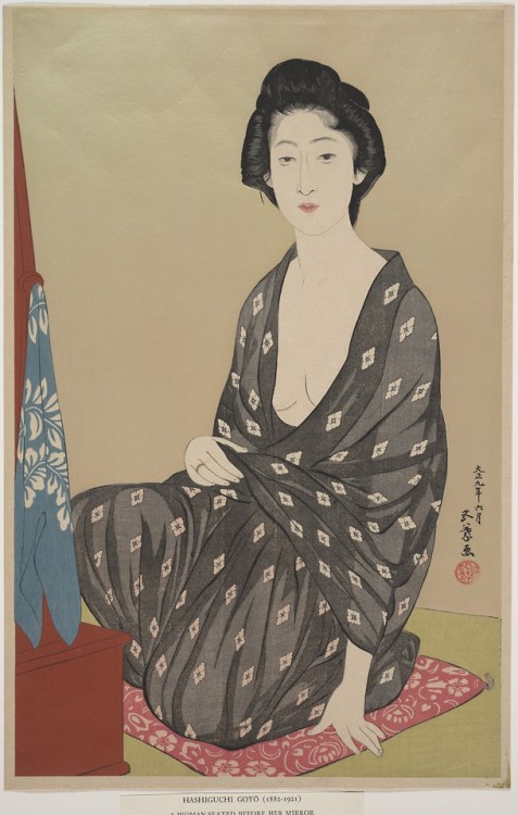 met-asian:夏衣の女|Woman in Summer Clothing by Hashiguchi Goyō, Asian ArtThe Howard Mansfield Collection