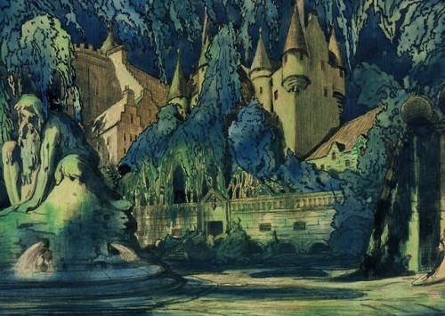 barcarole:Some of Léon Bakst’s set designs for the Ballets Russes: Boris Godunov (1908) Scheherezade