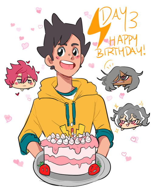 INAVEMBER DAY 3Prompt: Happy Birthday Asuto !!!! Happy birthday to the sunniest person in Ares who w