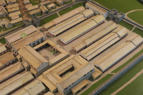 thesilicontribesman: Vindolanda Roman Fort Reconstructed Model (Layout circa 105 CE), near Hadrian&r