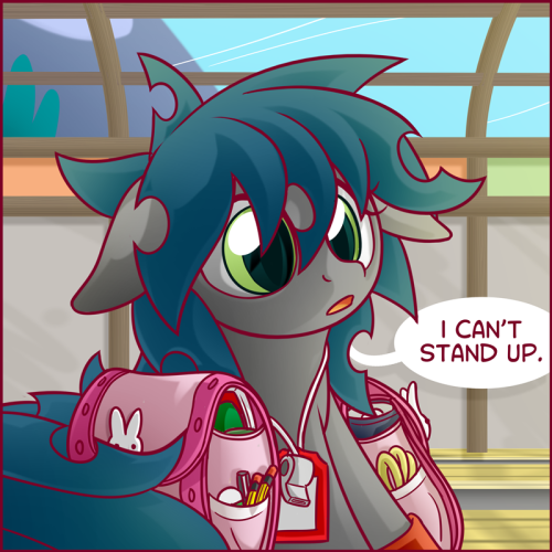 symbianl:   CHERRY: “Ah feel like somepony’s talkin’ about me…”  Eeeh finished another comic. Also, new characters. Well, new to Tumblr. Coming up with a story was harder than I thought but hopefully this turns out well. If you guys have questions