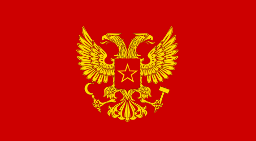 Tsardom of socialist soviet republics / monarchist USSR from /r/vexillology Top comment: I have desi