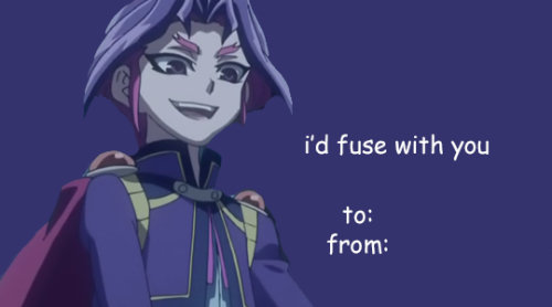 shiunins:  shitty yugioh arc v valentines to send to ur friends (if youre going to katsucon i’ll be handing these out all saturday!) 