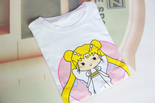 Porn photo misamys:  Sailor Moon tees currently on sale!