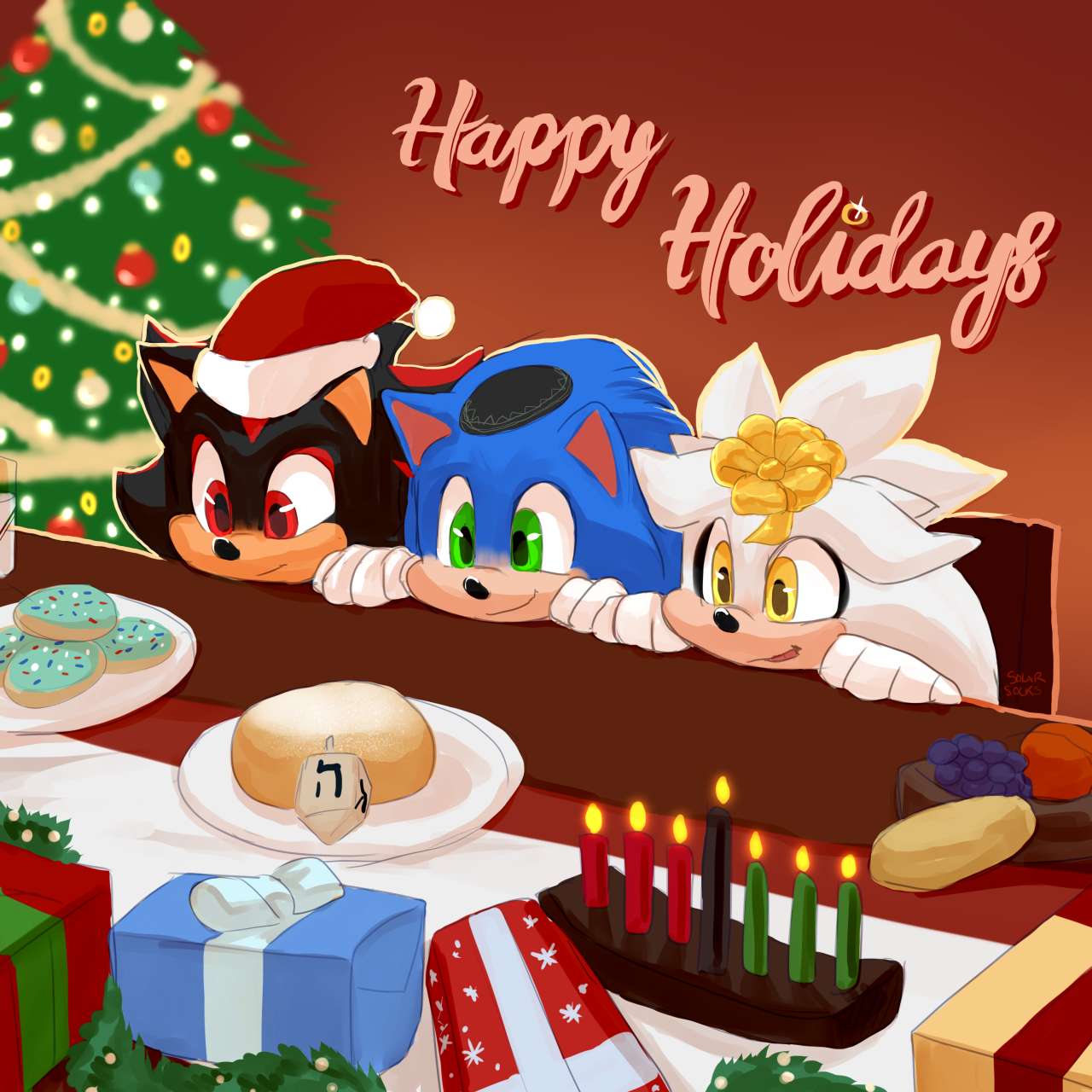 sonicbros — solar-socks: Now Kisseth!