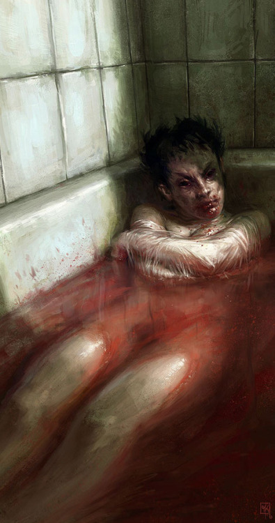 worldofdarkness-eyecandy:  Artwork by:   Michel Koch  