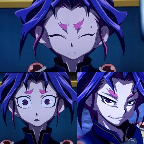 xyz-speedroid-cannon:The Many Faces of Yuri. Wow, what Creep/Dork XD