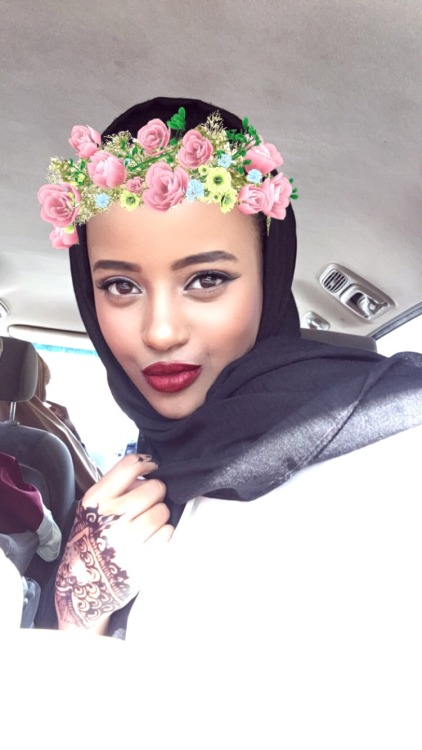 aestheticafrican:me ft. a snapchat filteranyways, eid mubarak to everyone. I hope you enjoy your day