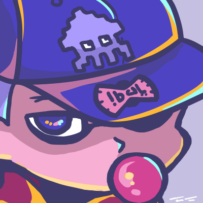 Made a bunch of adorable Splatoon icons to practice colour matchups. Also threw in a rage-y face for