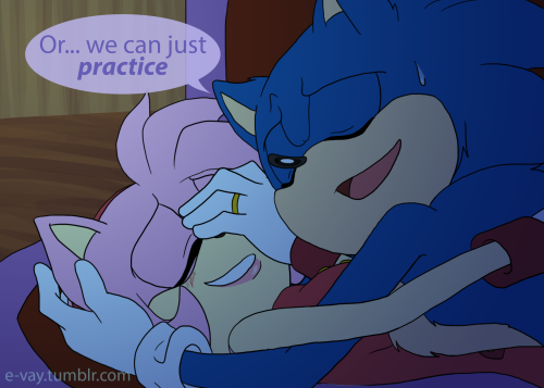 Porn Pics e-vay:Uh-oh, Sonic being a romantic?! A sort