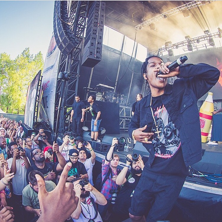 ohsodj:  A$AP Rocky performing at Roots Picnic in Philly