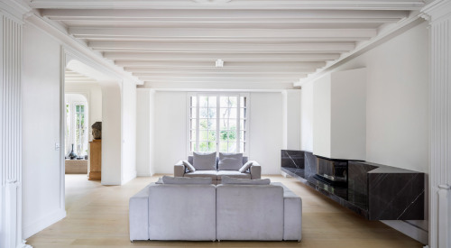 {Love the modern elements in this 19th-century house in France renovated by Spanish studio 05 AM Arq