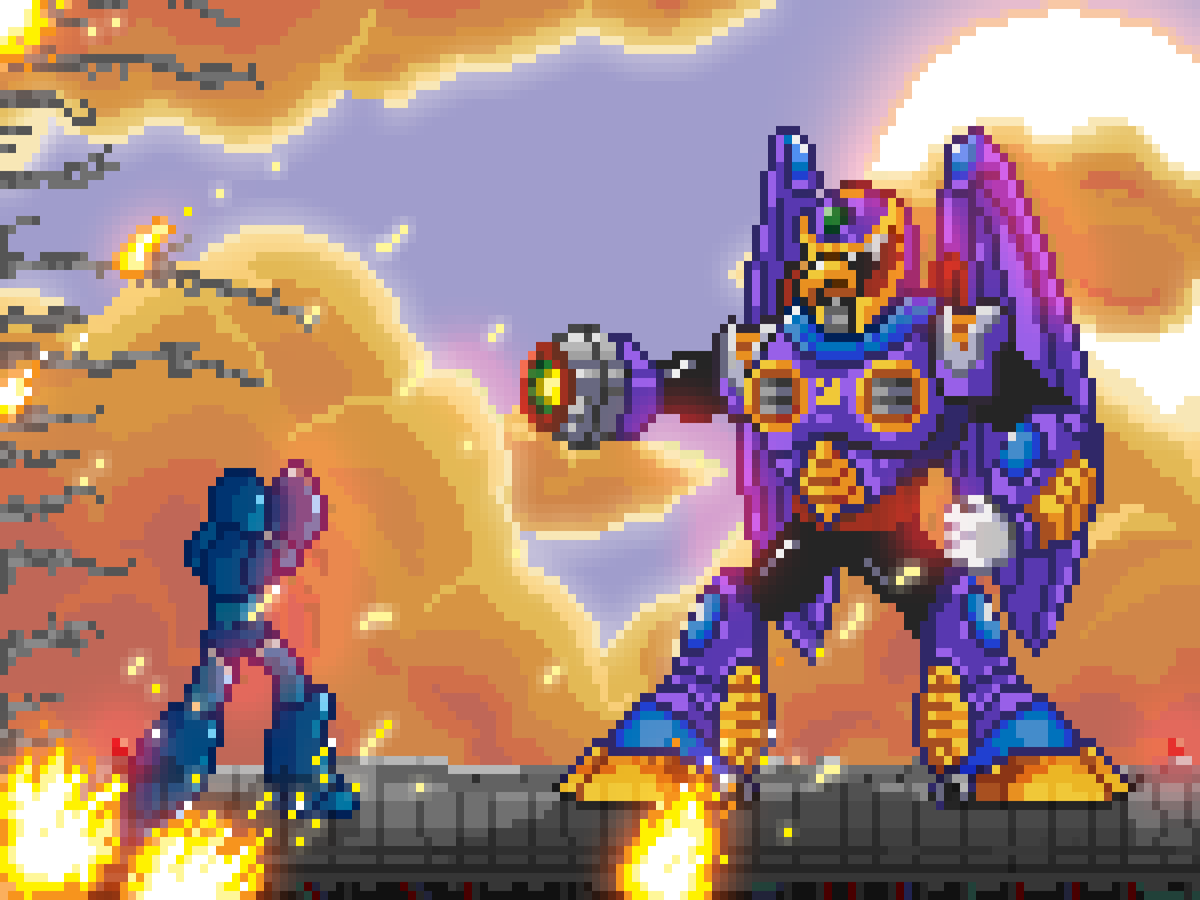 8wholebits:  megamanbossbattle:   124. Storm Eagle by Josh Grilli  Here’s one