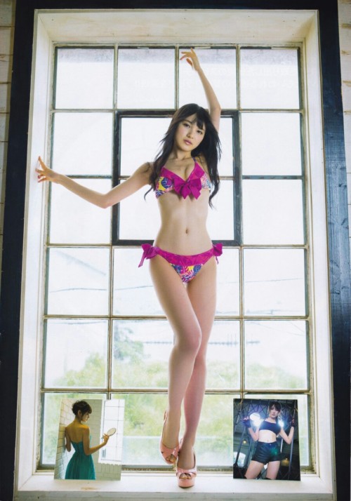 kayamizu88:  HKT48 Yui Kojina “Kagami no Naka no Jiina” on Flash SP Gravure Bset Magazine