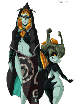 Atomictiki:  Radlionheart:  Double Midna Commission  These Are Fantastic Man! Thank