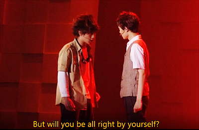 seventeenlovesthree: Actually, the Digimon Adventure Tri Stageplay is just about them looking into e