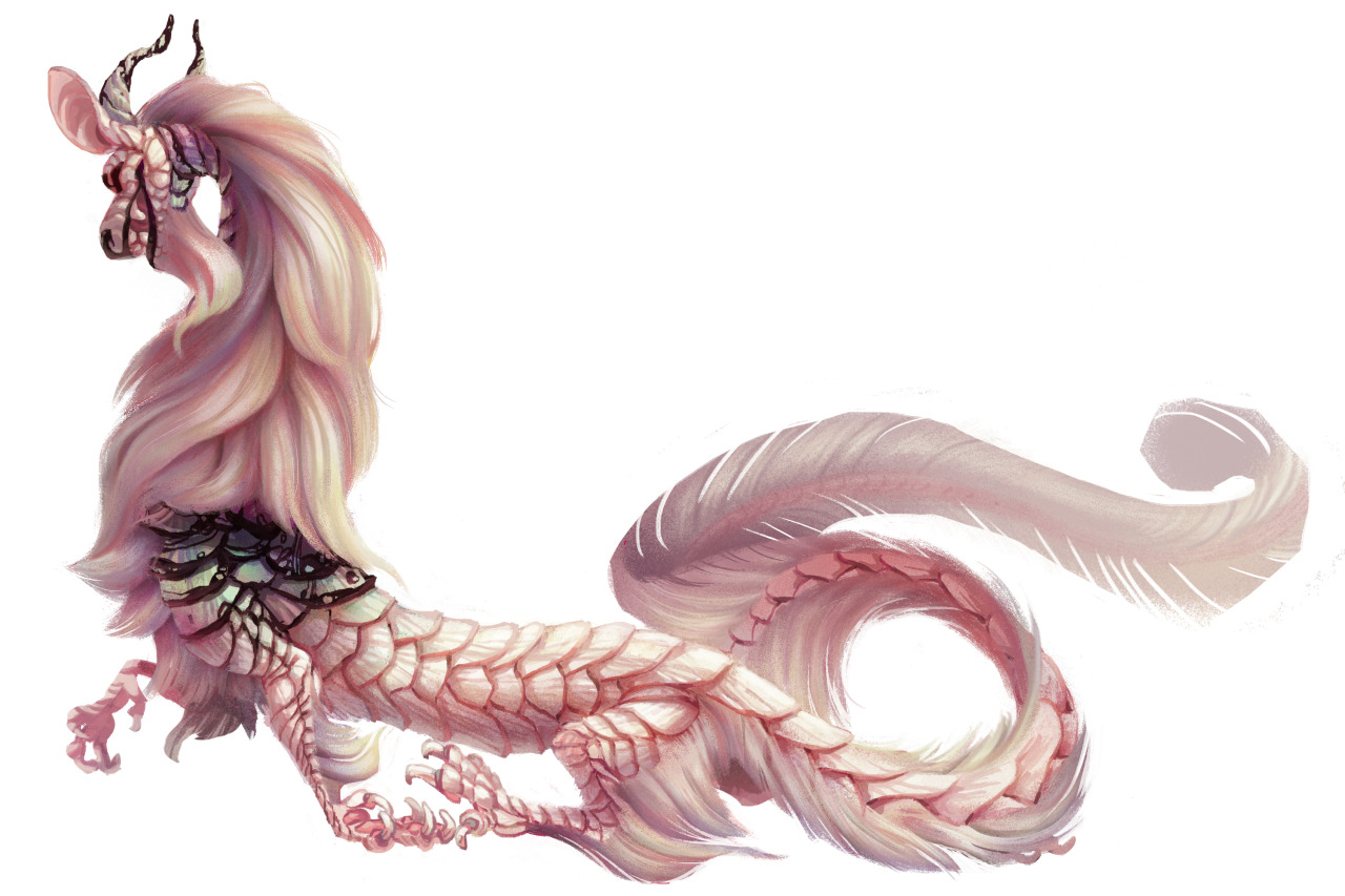 prayke:Finally, a Falkor! In the book, he’s got a beautiful mane and pearly pink