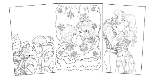 svenjaliv:Once Upon A Time Colouring Book: Volume 2! There are 11 printable pages in this one, inclu