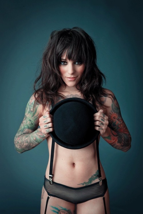 inked-girls-all-day:  James Suicide