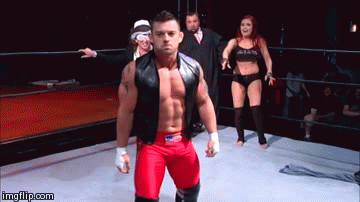 stephluvzrasslin:  Davey Richards  Davey is fucking that turnbuckle up!