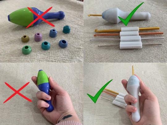 My husband 3D printed me ergonomic crochet handles! Hobbies colliding! : r/ crochet