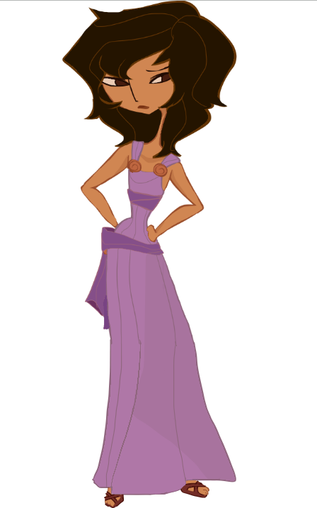 Megara As Noah..do You See It? The Left One Is The Night Pallet Version