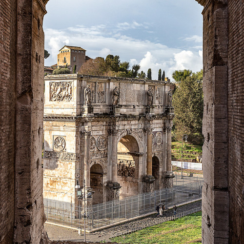 Arch of Tiberius at the Roman ForumRome, Italy