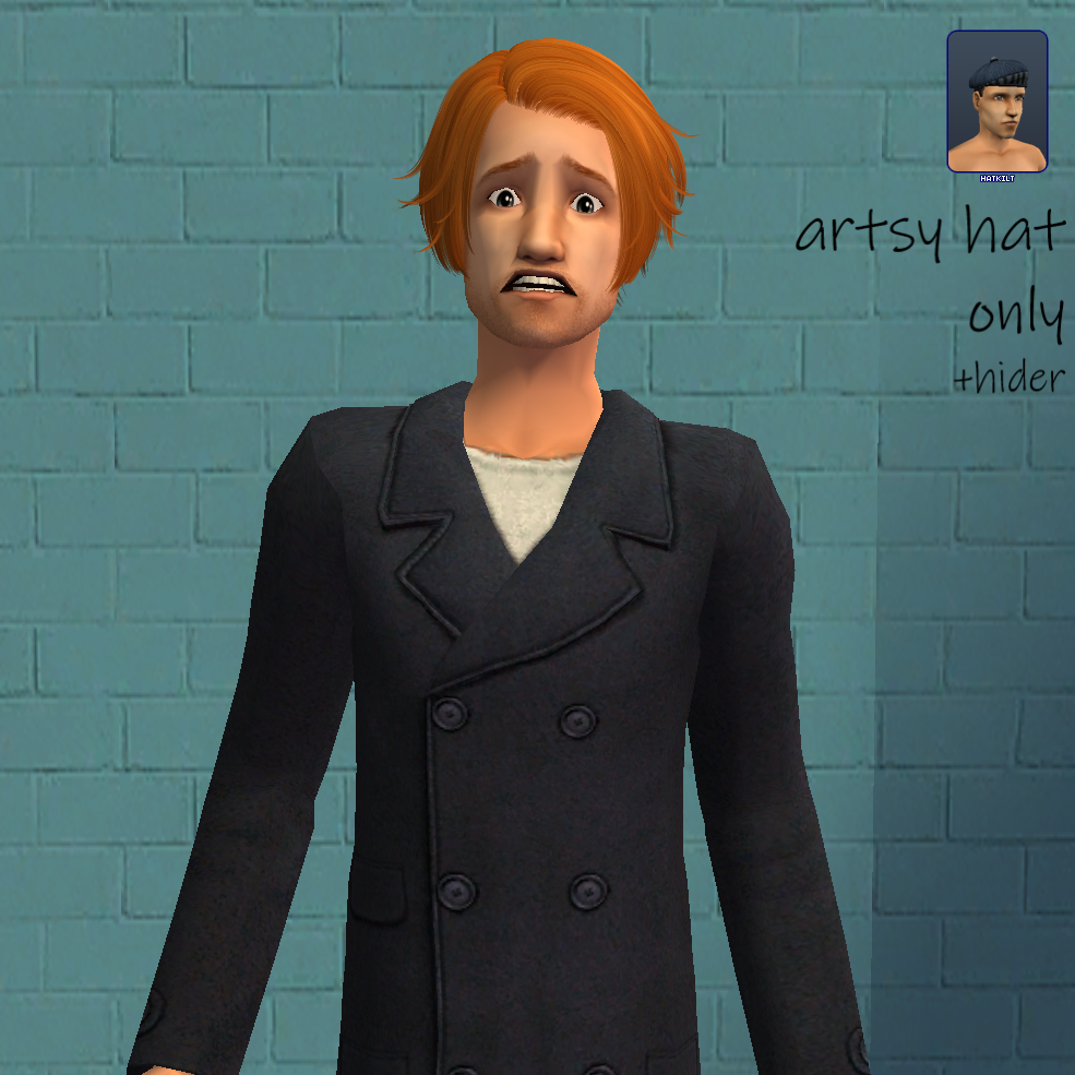 MalvernSims : Hair Defaults in NHS Colours fhairhathotdog...