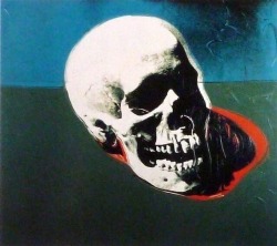 evokesart:Andy Warhol - Skull, 1976 