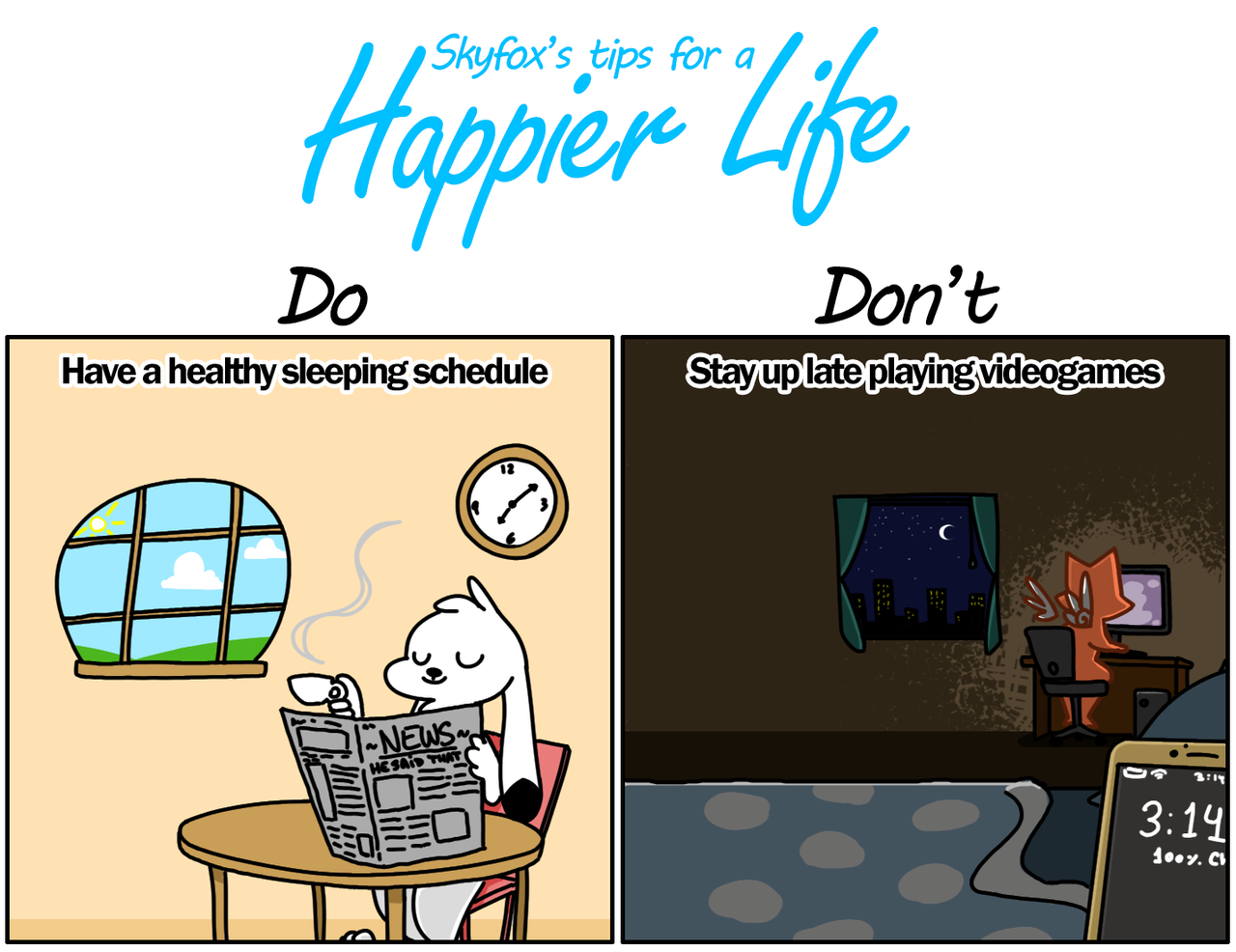 dailyskyfox:  Some tips to lead a happier life! …Hamil are you ok?   ——————————————————————————————