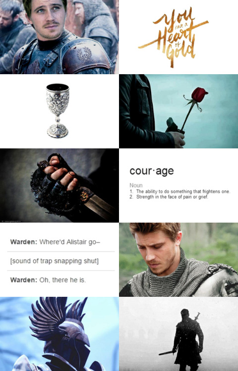 darlinglittlesammywinchester: Dragon Age Aesthetics Warden Alistair Theirin “You know, one goo