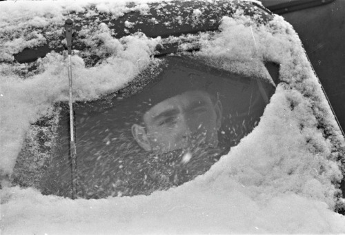 sovietpostcards: Driver Pyotr Dunkov. Pavlovsky sovkhoz in Altai Krai, Russia. Photo by Sigizmund Kr