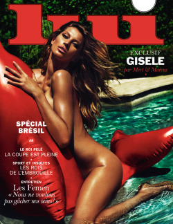 thesuperangels:  Gisele Bundchen by Mert Alas &amp; Marcus Piggott for Lui June 2014