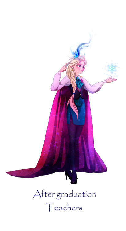 scoutregimentkarkat:disneylicious-art:(x)hoGWARTS ELSA