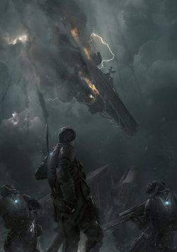 alienspaceshipcentral:  cinemagorgeous:Work by digital artist Adam Burn.  From one science fiction lover to another….