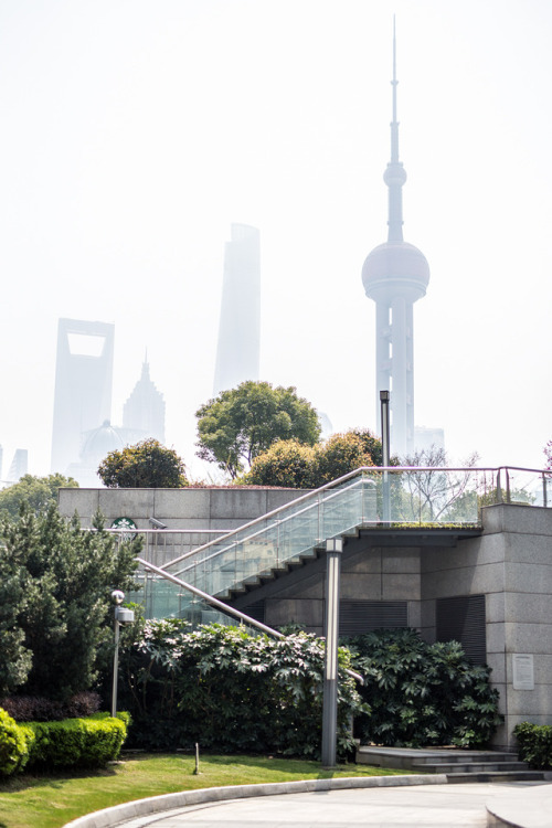 strolling around the bund - where old meets new