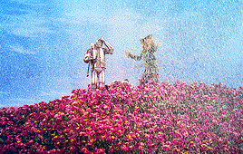 buffysummers:Toto, I’ve a feeling we’re not in Kansas anymore. We must be over the rainbow!The Wizard of Oz (1939) dir. Victor Fleming #the wizard of oz