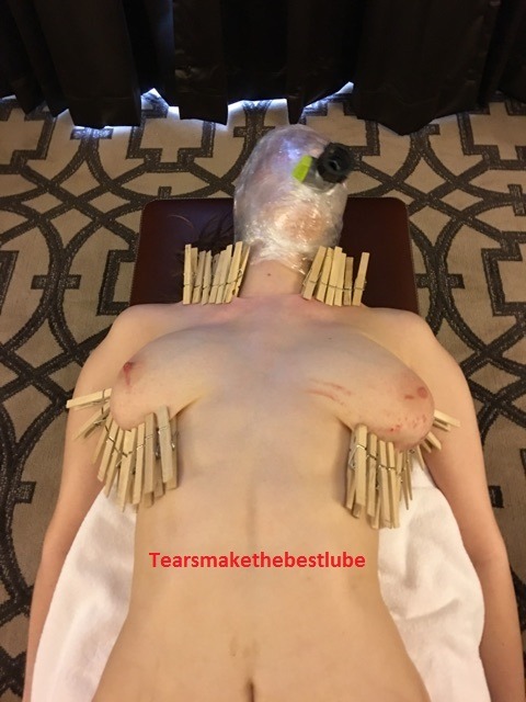 onceuponapig:  inferioranimal: tears-make-the-best-lube:   True Story time here: As all regular blog readers know, I’m not a huge fan of clothespins. I tend to think they are some wussy ass shit. Like, real Doms use clamps, or at least clovers. But