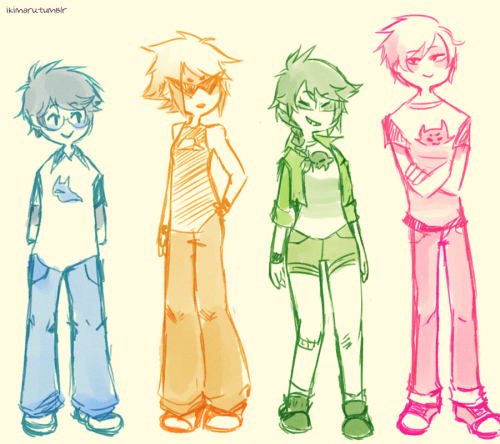 sometimes I get asked if I have ever drawn rule63 kids, so I tried 8’)