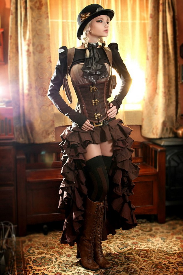 Steampunk girl costume