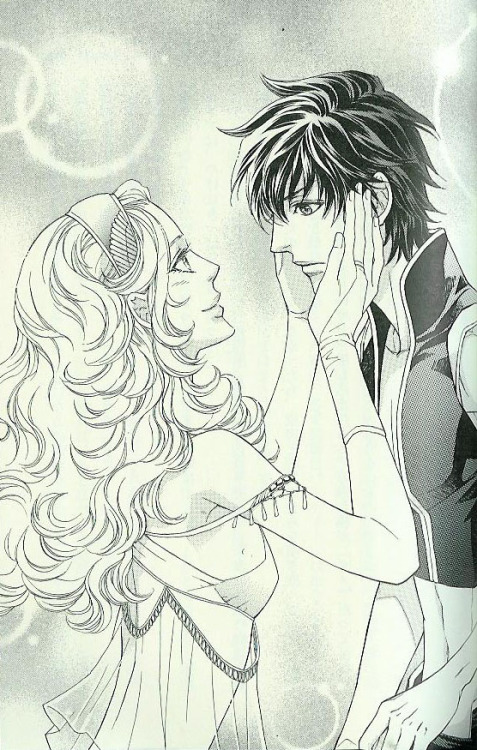 kuroamy:  Mimea and Riki - Saichi Nagato An Illustration taken from the Ai No Kusabi’s novel The space between