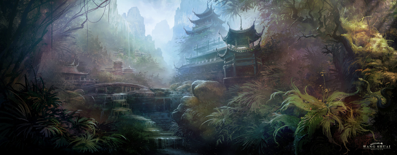 awesomedigitalart:  Wang Shuai
