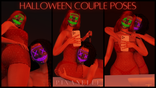 pixanelle: Halloween Couple Poses (100 Follower Gift ✨) Happy Friday Babies! Here’s a Hallowe