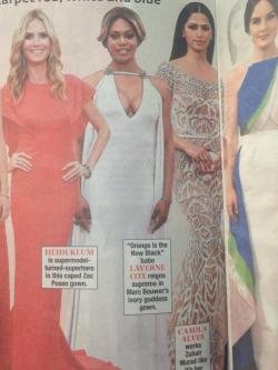 tina-warriorprincess:  fileformat:  jackanthonyfernandez:  fuckyeahlavernecox:  New York Post  I love this  do u understand how much this means  And I don’t think it is a happy accident at all.  Look at the two other captions that are visible.  ‘Heidi