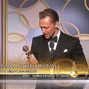 thehumming6ird:Hiddles Year in Review: 2017January ~ Golden Globes: Winner of Best Actor in a Limite
