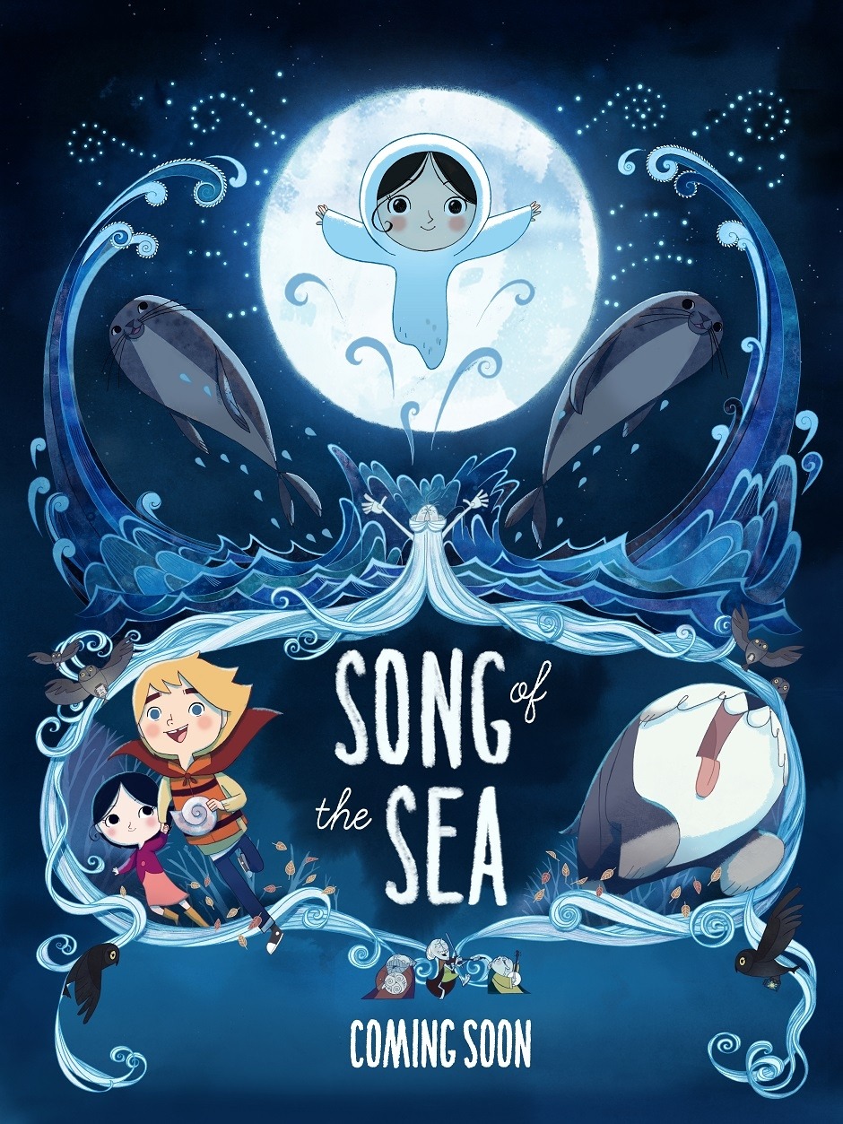 ca-tsuka:  Clean version of new poster for Song of the Sea animated feature film