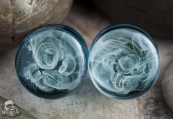 bodyartforms:  5/8” Glass plugs by Modifika