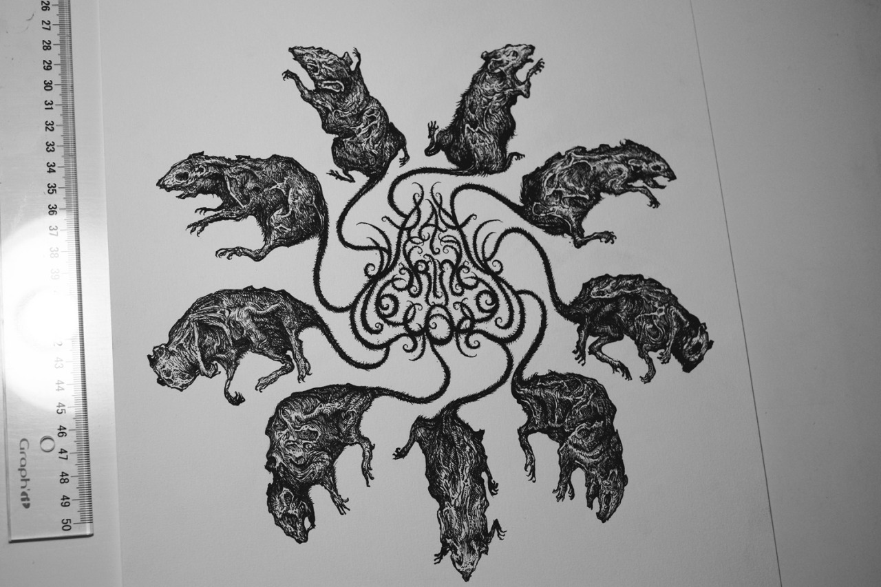 Rat King Tattoo Vector & Photo (Free Trial)