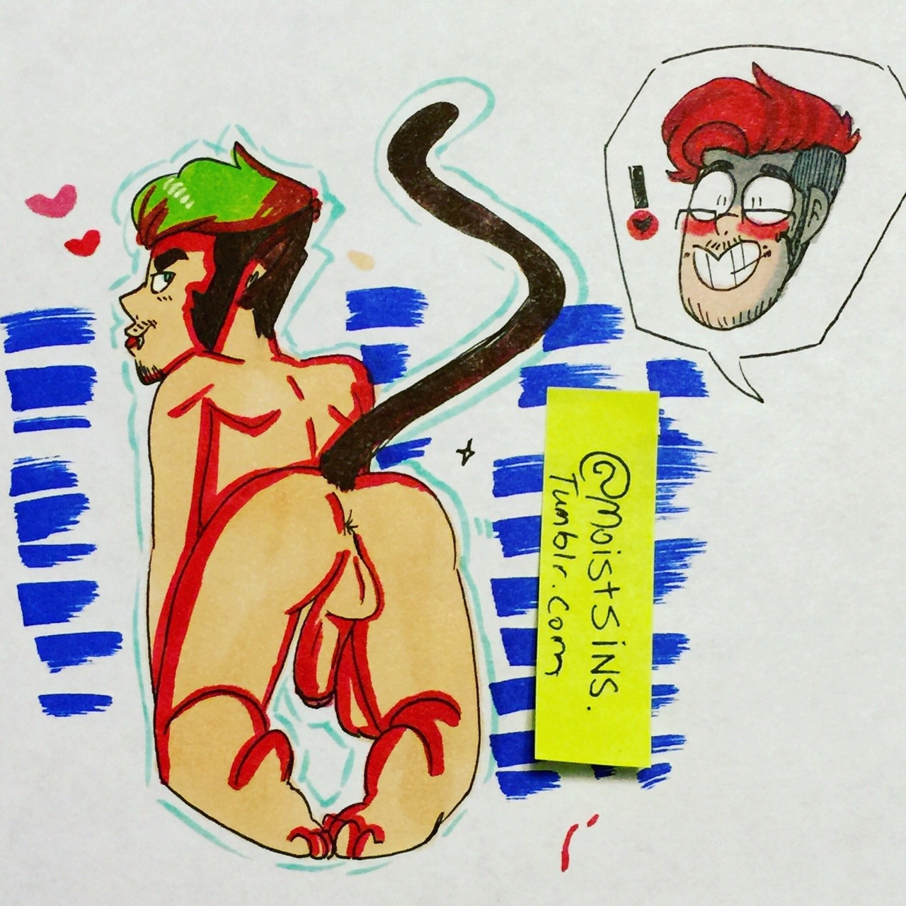 For both anons who suggested this! Hope you like it.