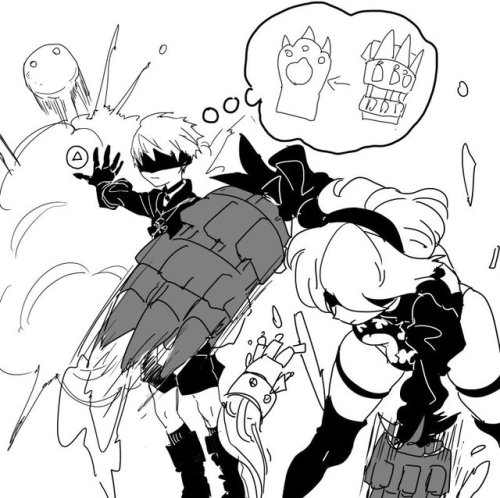 Porn snafugundam: 9S is a good boy….  https://twitter.com/cprcrns/status/1035851018506915840?s=19 photos